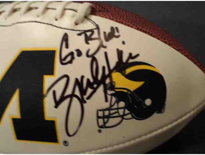 Brady Hoke autographed Michigan football