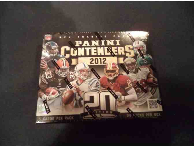 Two boxes of 2012 Panini NFL football cards