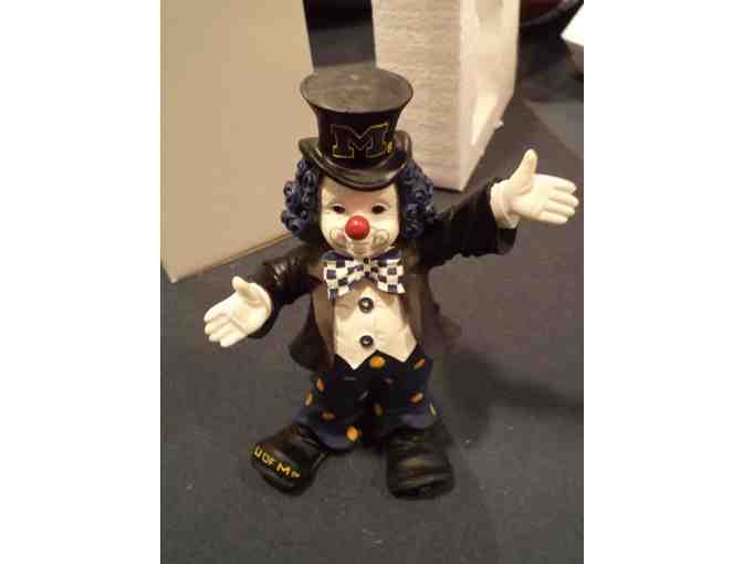 Michigan ceramic clown figurine