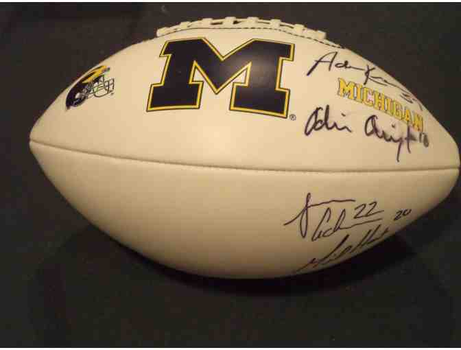 Chad Henne, Mike Hart Jamar Adams, Adrian Arrington, and Adam Kraus auto Michigan football