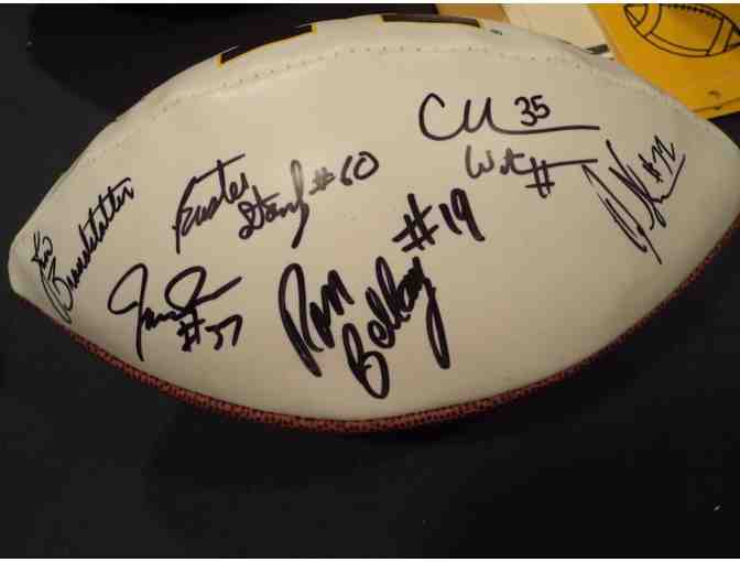 Jake Long, Dan Dierdorf, Brandon Graham - 22 Michigan greats signed football