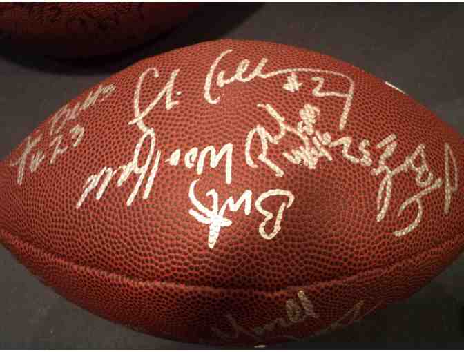 Jim Mandich, Chad Henne, Butch Woolfolk - 16 Michigan greats signed football