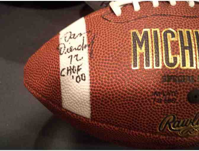 Charles Woodson, Larry Foote, Dan Dierdorf and more. 16 Michigan greats signed football