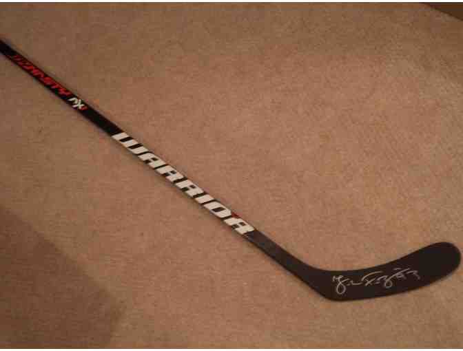 Johan Franzen autographed hockey stick