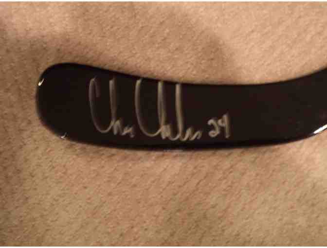 Chris Chelios autographed hockey stick