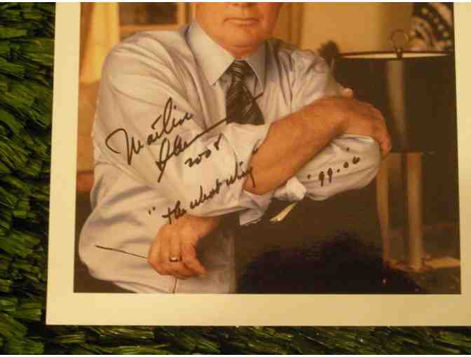 Martin Sheen autographed photograph