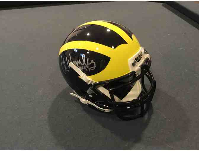 Chris Wormley autographed Michigan mini-helmet