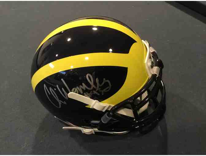 Chris Wormley autographed Michigan mini-helmet
