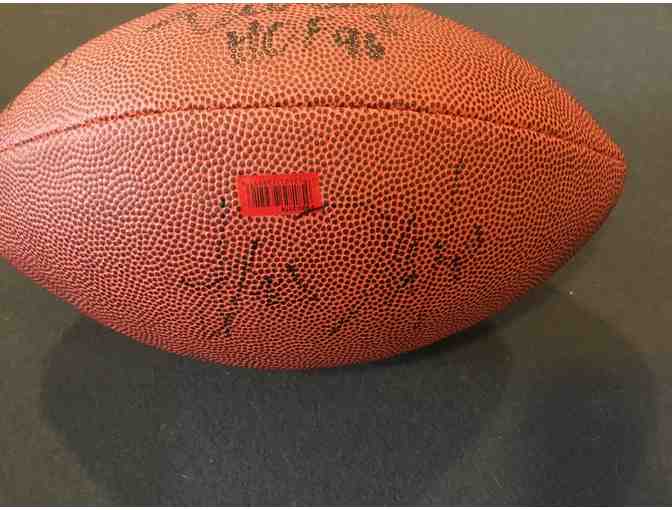 Dan Dierdorf, Mike Kenn and Les Miles autographed Michigan football