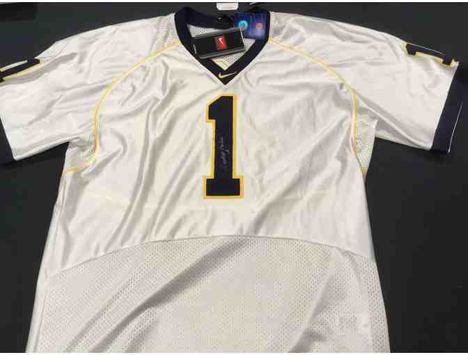 Anthony Carter autographed white Michigan #1 jersey
