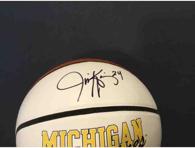 Juwan Howard & Jimmy King autographed Michigan basketball