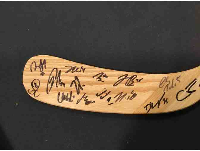 Minnesota Wild team signed hockey stick