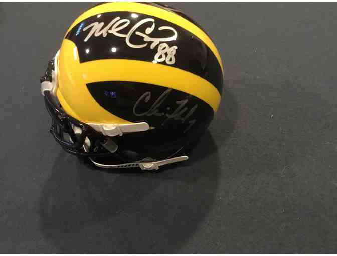 '97 National Champs - Woodson, Tai Streets - 8 players autographed mini-helmet