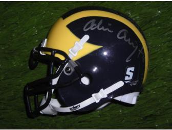 Adrian Arrington autographed Michigan mini-helmet