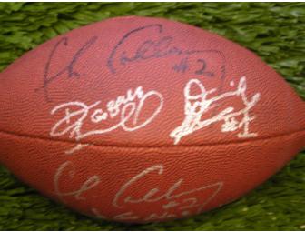 'The Receiver Ball' autographed by Arrington, Calloway, Terrell, Alexander & McMurtry