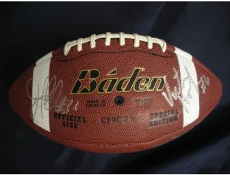 Michigan Football autographed by -17 former stars including Charles Woodson and Anthony Thomas