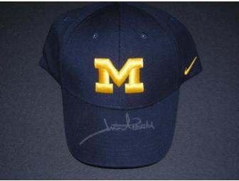 Jim Abbott autographed Michigan baseball cap