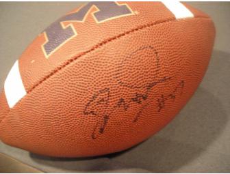 Jarrett Irons autographed Michigan football
