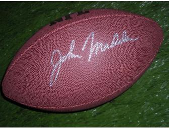 John Madden autographed NFL football