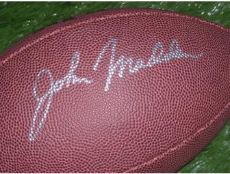 John Madden autographed NFL football