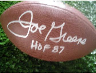 'Mean' Joe Greene autographed NFL football