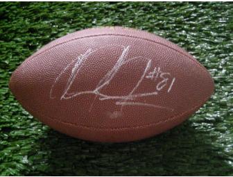 Calvin Johnson autographed NFL football