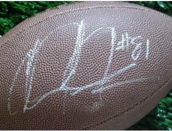 Calvin Johnson autographed NFL football