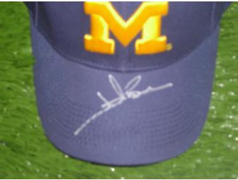 Jim Abbott autographed Michigan cap