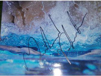 Michael Phelps autographed 12x18 photograph