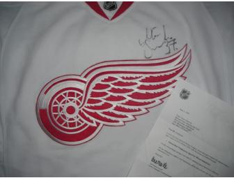 Mikael Samuelson autographed Detroit Red Wings jersey