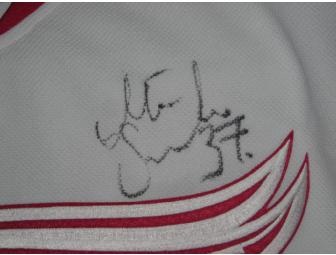 Mikael Samuelson autographed Detroit Red Wings jersey
