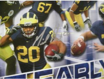 Mike Hart & Jamar Adams autographed 2007 season official poster