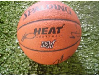 Miami Heat 2009 Team Signed Basketball