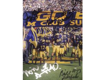'Bo's Boys' photograph autographed by Butch Woolfolk, Ron Simpkins and nine other of Bo's players