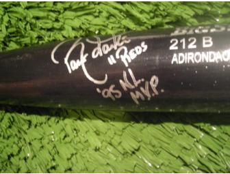 Barry Larkin autographed baseball bat