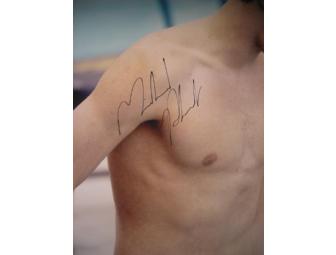 Michael Phelps autographed 16x20 photograph.