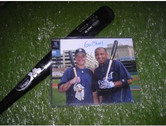 Tigers Package - Autographed Photo of Brandon Inge & Carlos Guillen and Marcus Thames game used bat