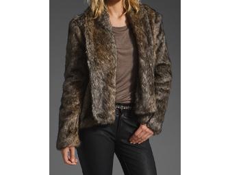 Faux Fur Jacket by BB Dakota, size Medium
