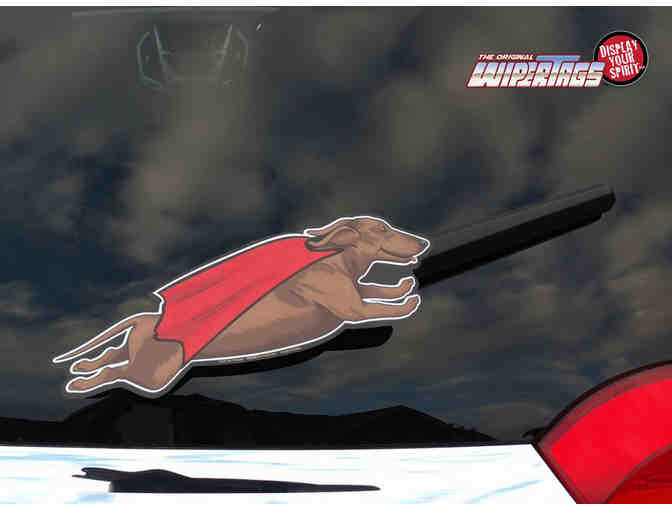 Flying Weiner Dog WiperTags