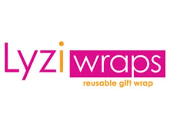 Four Sets of Lyziwraps Reusable Gift Wrap