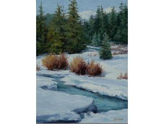 Oil Painting 'December on the Snake River'  by Janet Anderson