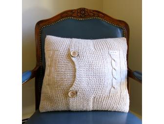 Italian Alpaca and Wool Throw and Decorative Pillow