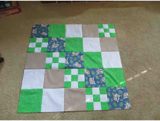 Hand Made Baby Quilt  (Can choose colors)