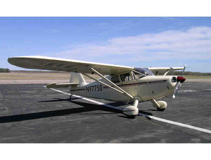 Scenic flight for two in vintage Stinson 108 aircraft
