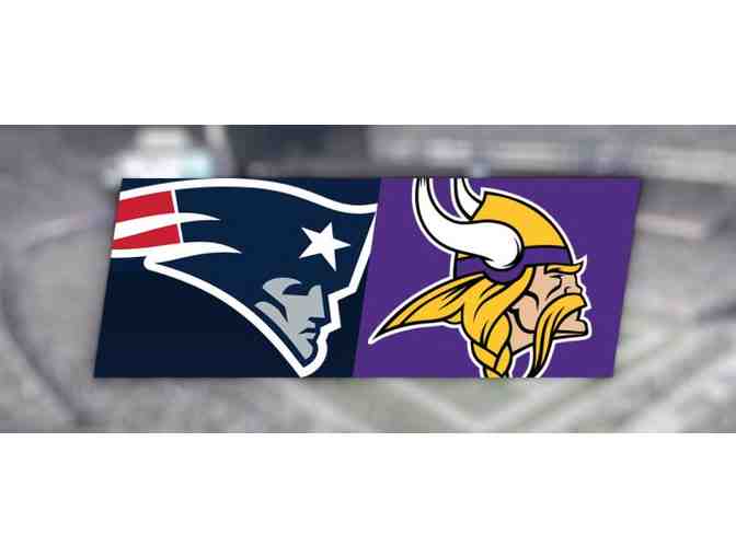 Patriots tickets!  4 tickets vs. Vikings on December 2nd