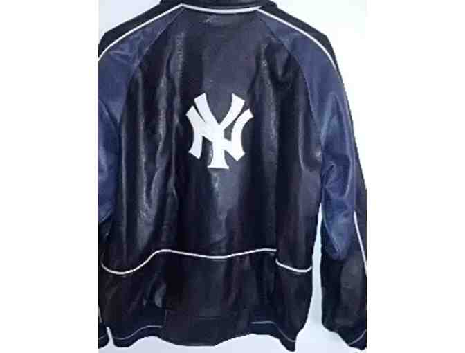 New York Yankees Pleather Stadium Jacket - XL