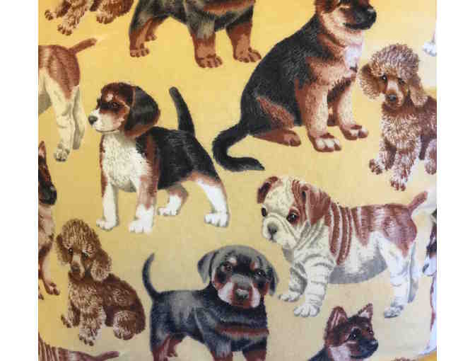 Snuggly Blanket with Pillow - Dog Print