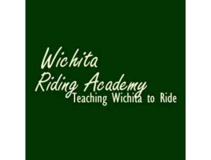Gift Certificate for a group lesson for three riders at the Wichita Riding Academy!