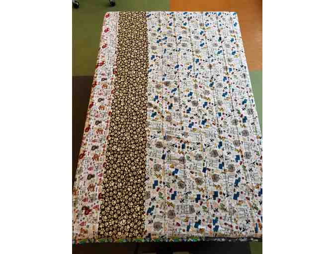 Pup Themed Handmade Quilt (Queen Size - 80' x 80')