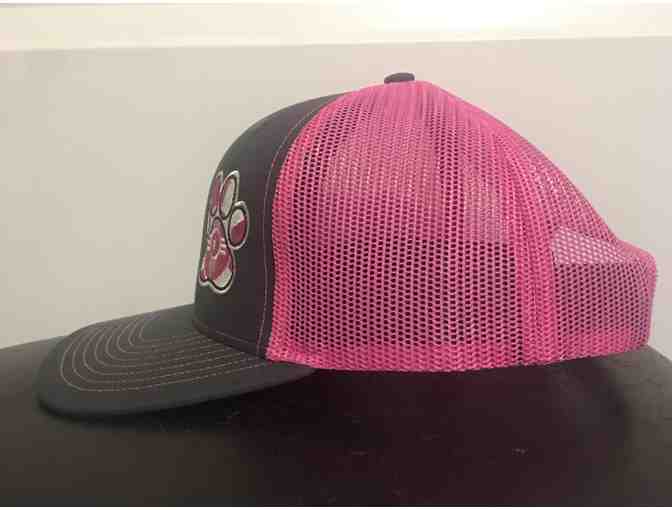 KHS Limited Edition - Charcoal & Pink Wichita Flag Paw Print Hat!